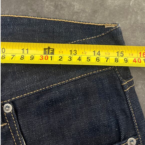 Asphalte Size 30 Men Denim Jeans Raw Selvedge Made In Italy - Picture 4 of 7